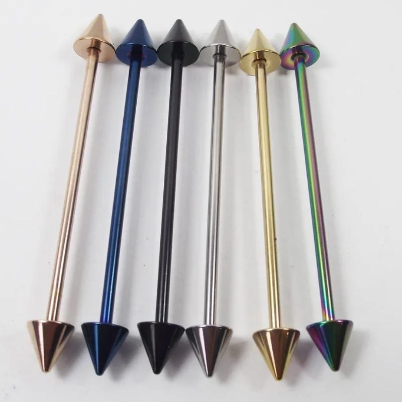 TINDIK INDUSTRIAL TITANIUM / BARBEL INDUSTRIAL TITANIUM / ANTING TELINGA / TINDIK TELINGA TITANIUM /