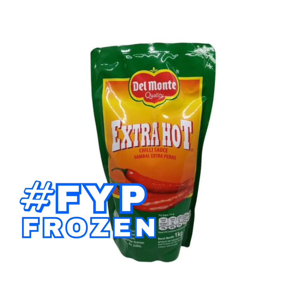 

DELMONTE EXTRA HOT STANDING POUCH 1KG SAUS SAMBAL PEDAS DEL MONTE