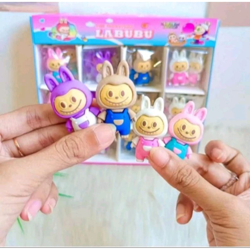 

Penghapus Miniatur Labubu Penghapus 3D Labubu Baju Penghapus Labubu Satuan Termurah