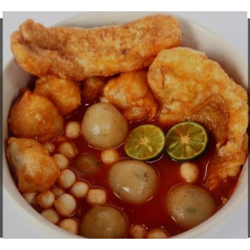

baso aci ayam suwir & isi keju