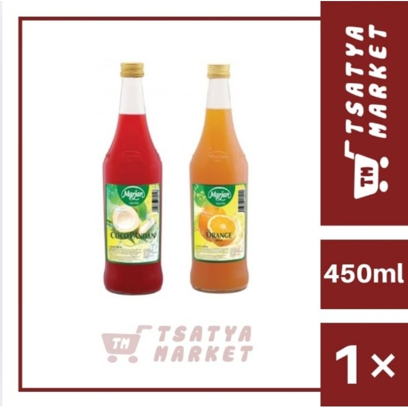 [PROMO RAMADHAN] MARJAN SQUASH SIRUP BOTOL ALL VARIAN 450ML