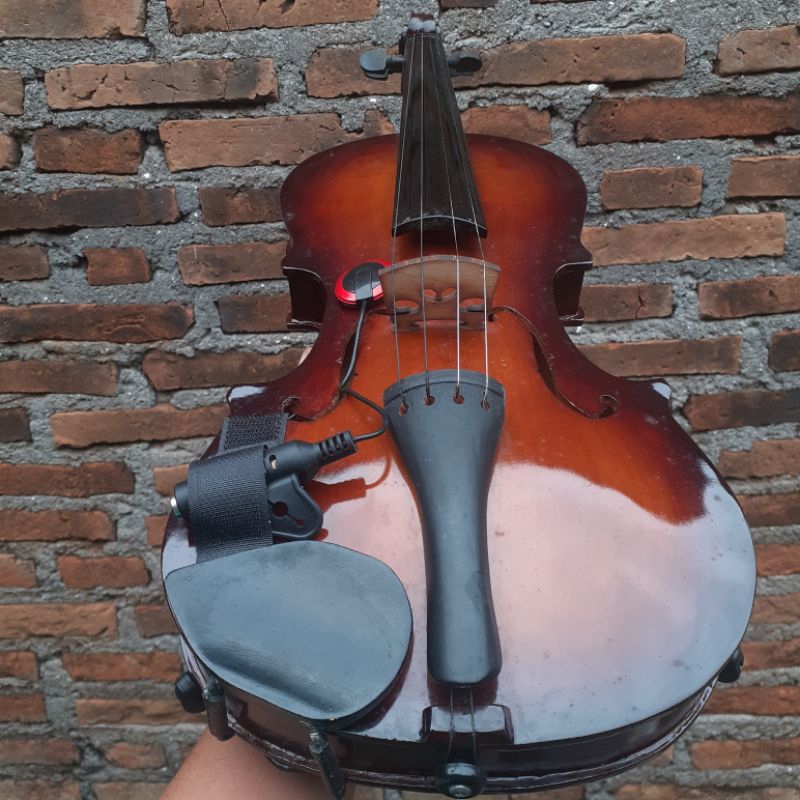 Biola akustik elektrik paket lengkap