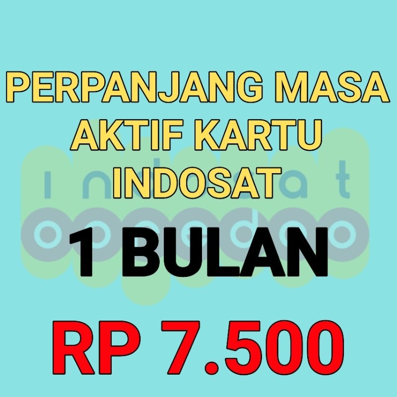 Perpanjang masa aktif kartu indosat im3 30 hari tambah masa aktif kartu indosat