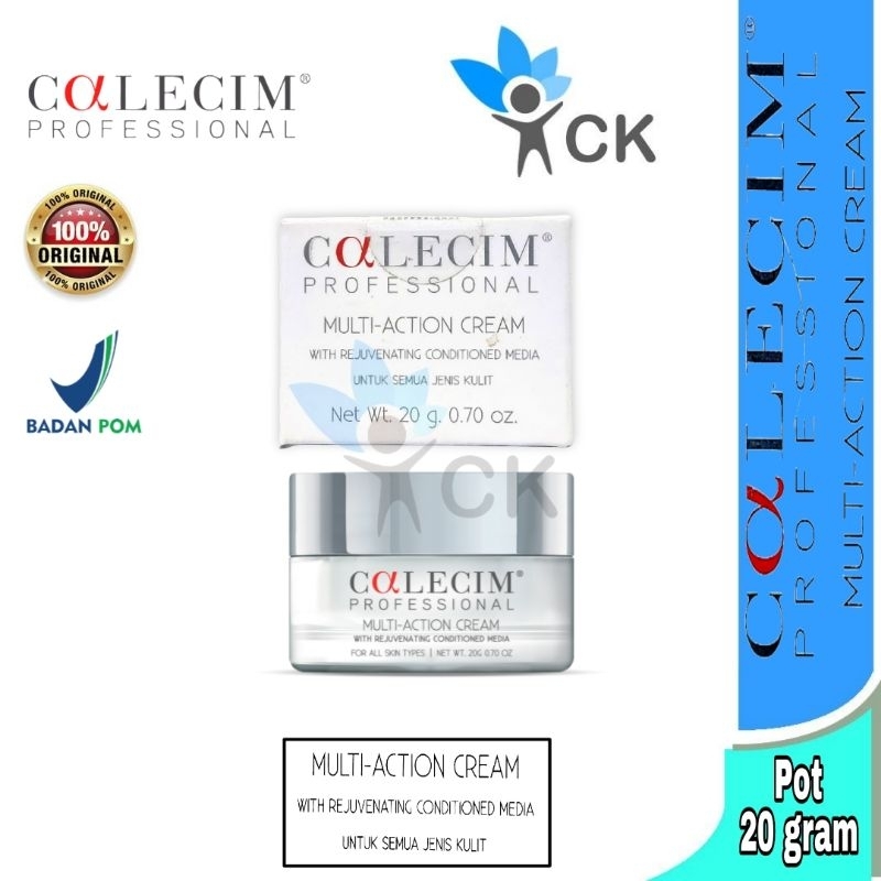 CALECIM - MULTI ACTION CREAM 20 GR - meremajakan kulit wajah