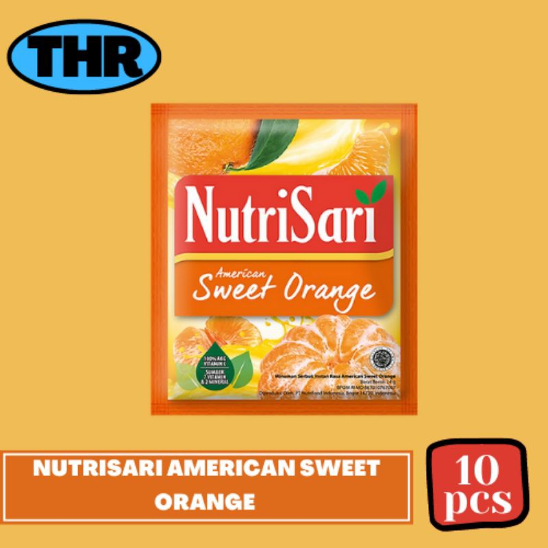 

Nutrisari American Sweet Orange 1renceng