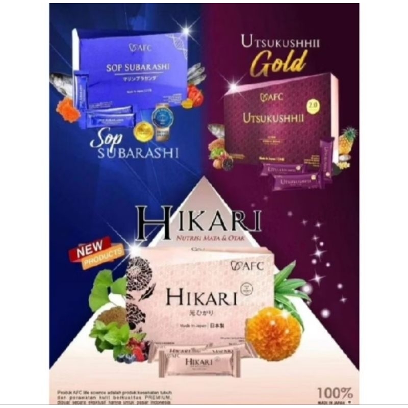 utsukushhii gold afc / hikari afc ori 2027/subarasih afc segel