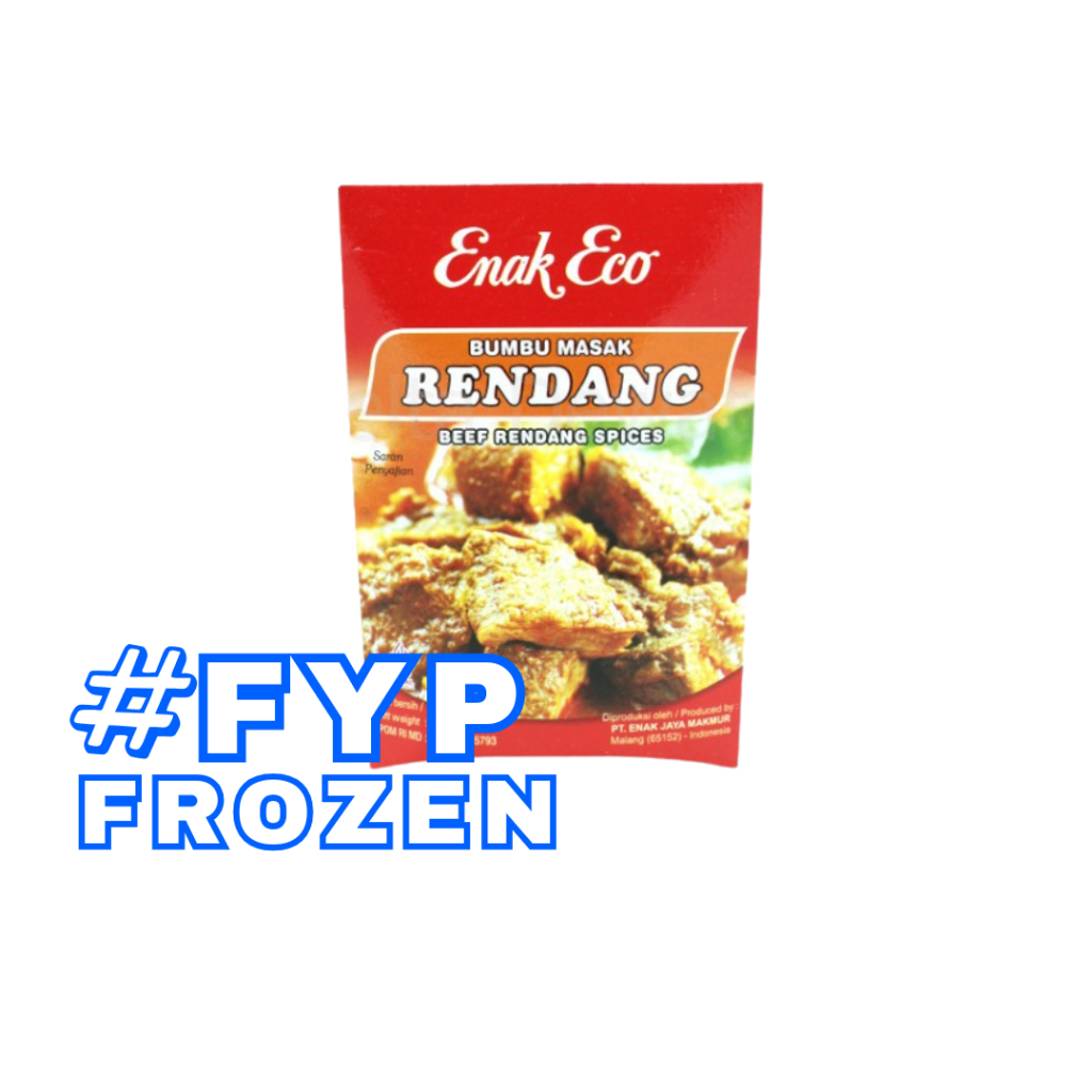 

ENAK ECO BUMBU MASAK RENDANG 60GR/ BUMBU MASAK INSTAN
