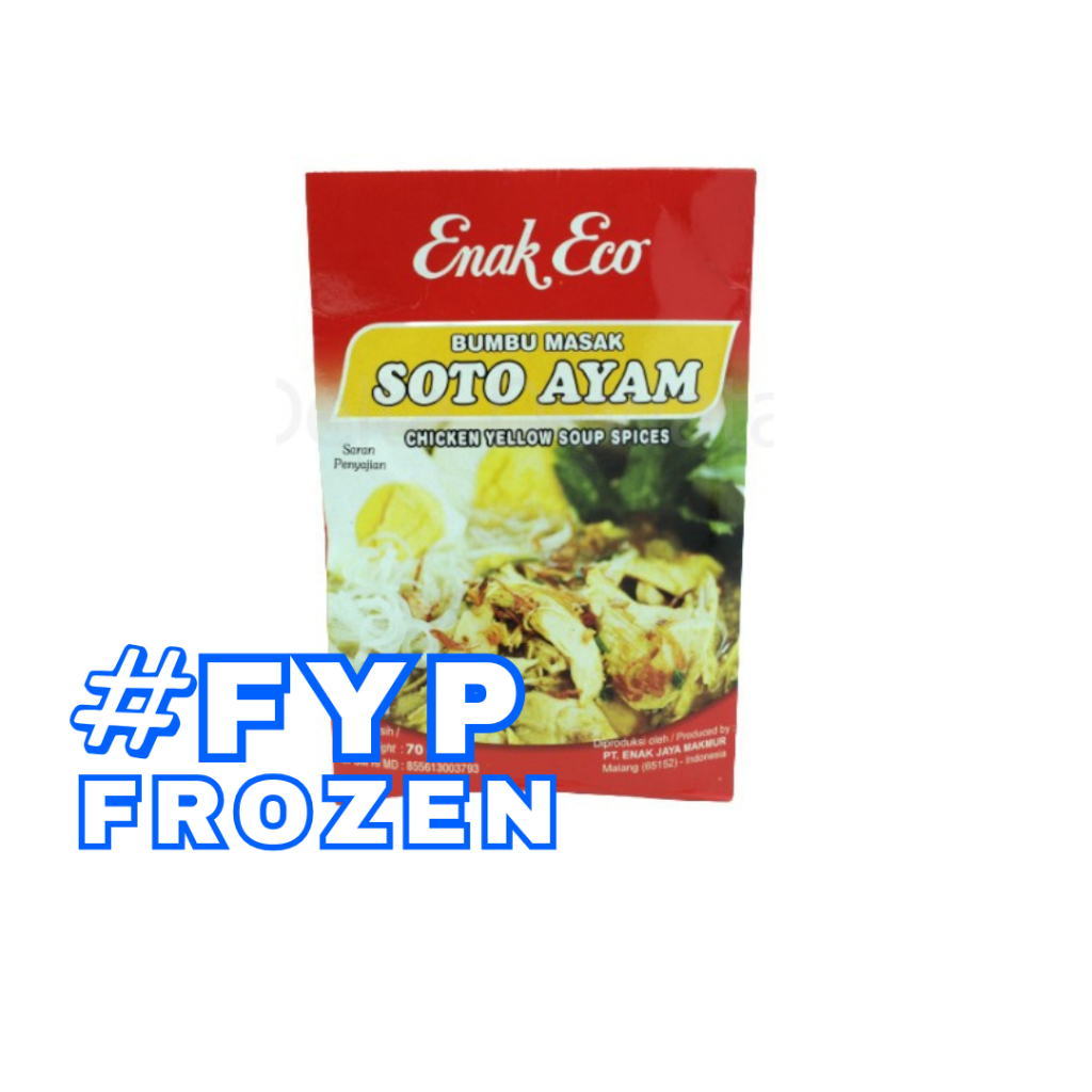 

ENAK ECO BUMBU MASAK SOTO AYAM 70GR/ BUMBU INSTAN
