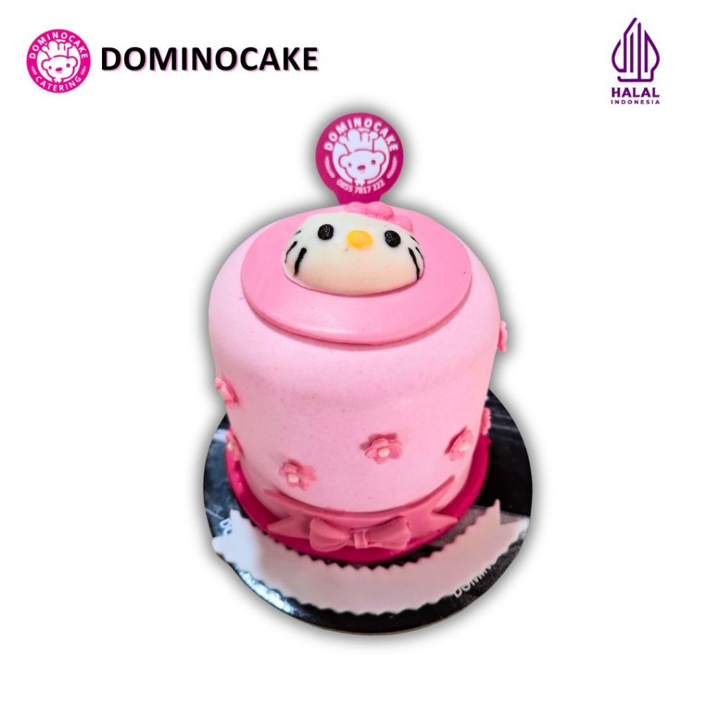 

Dominocake | Kue Ulang Tahun Mini Hello Kitty Diameter 10 cm