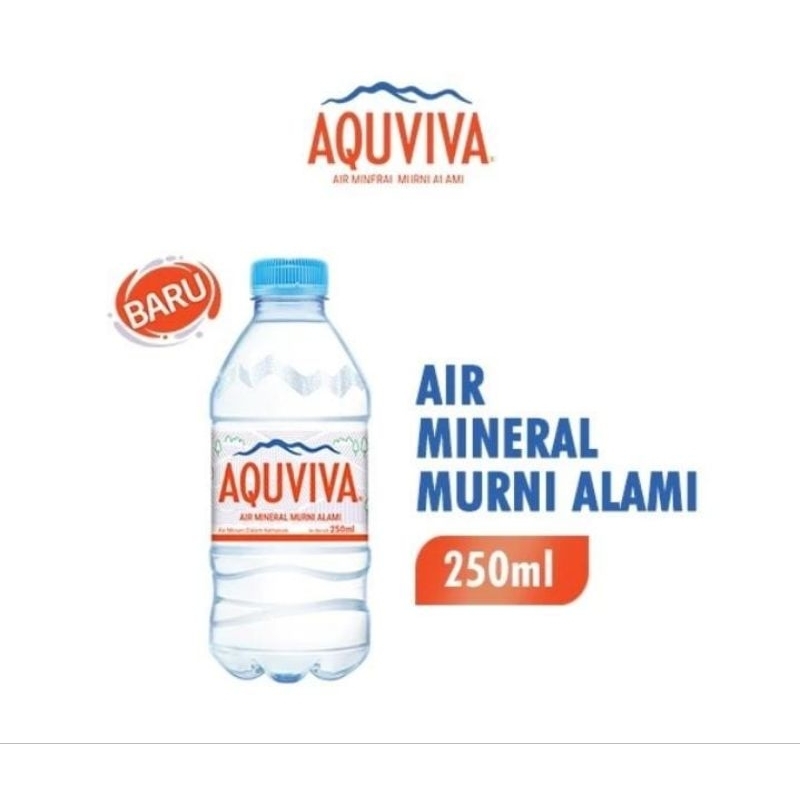 

Air mineral AQUAVIVA 250ML isi 24 Botol