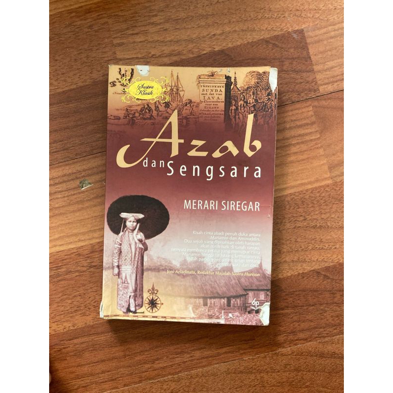 Buku AZAB DAN SENGSARA - MERARI SIREGAR