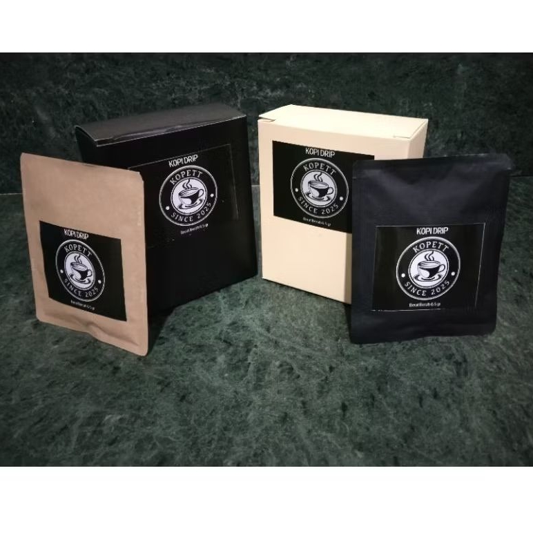 

kopi murni lokal drip bag KOPETT
