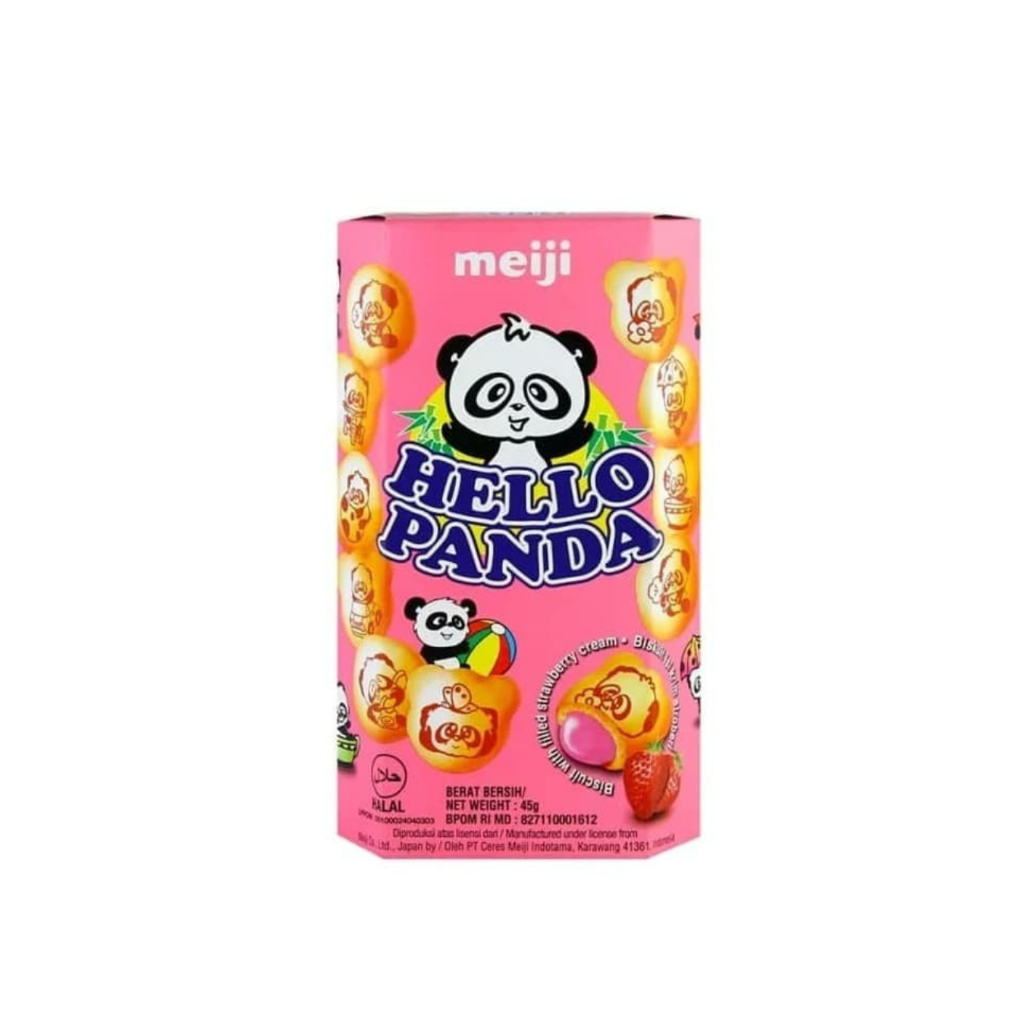 

MEIJI HELLO PANDA STRAWBERRY 45GR