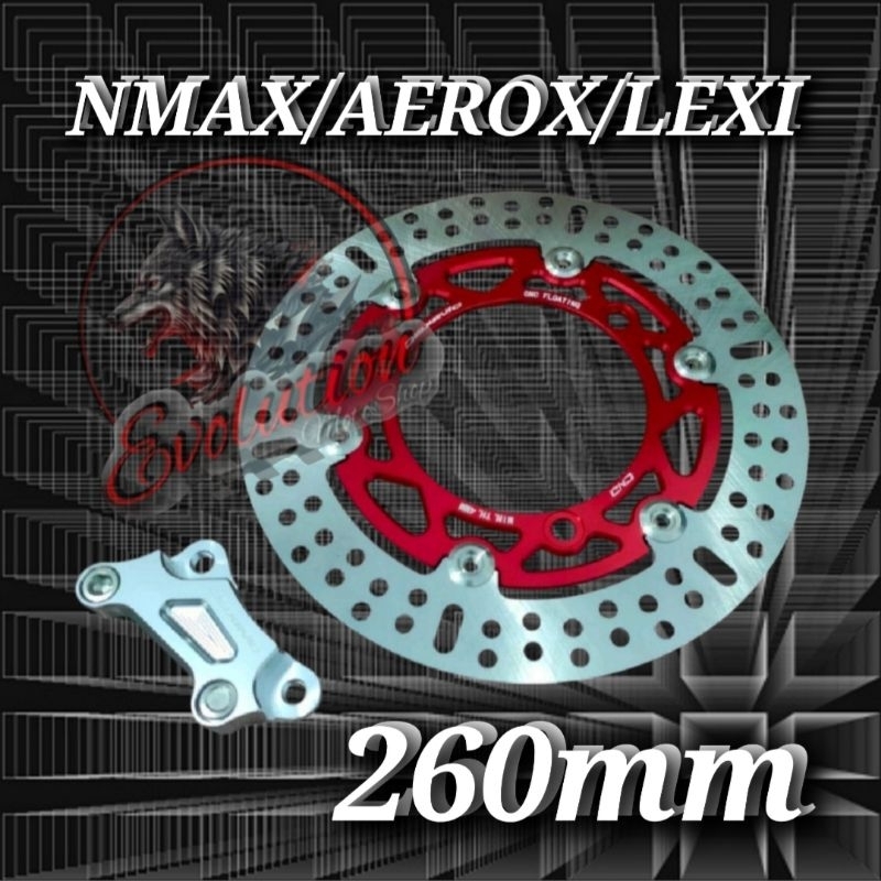 Piringan cakram NMAX - AEROX - LEXI 260MM disc brake DELKEVIC FLOATING 260MM NMAX - AEROX - LEXI