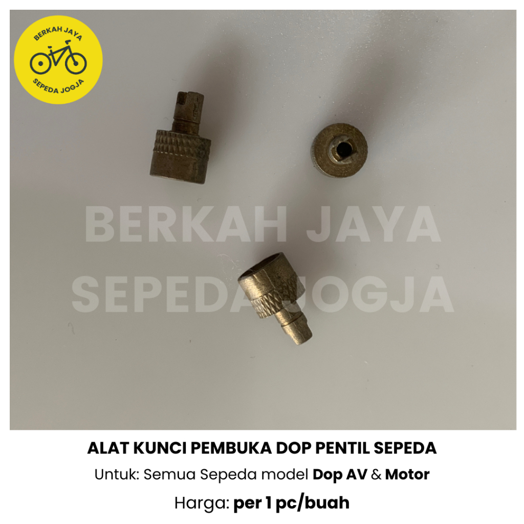 Alat Kunci Pembuka Tutup Dop Cop Isi Pentil Ban Dalam Sepeda AV Dan Motor