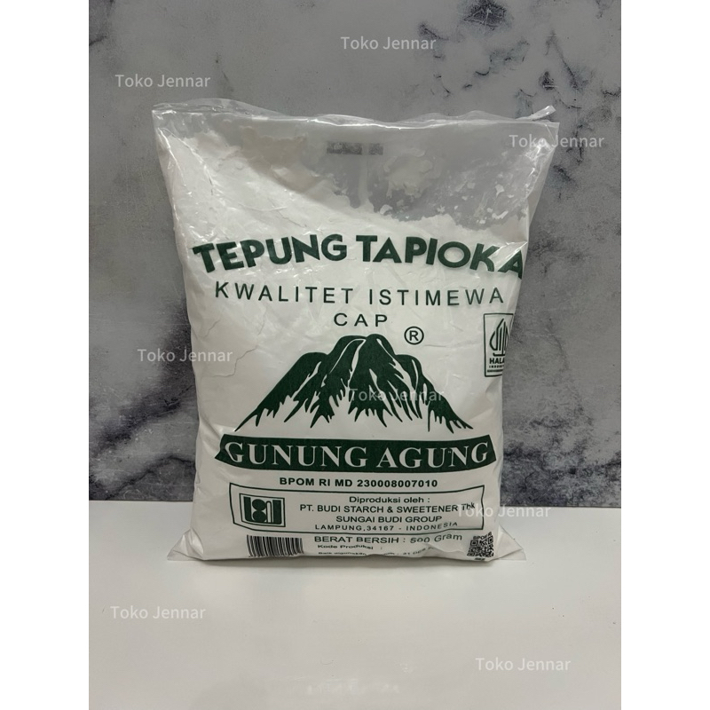 

Tepung tapioka Gunung Agung 500 g