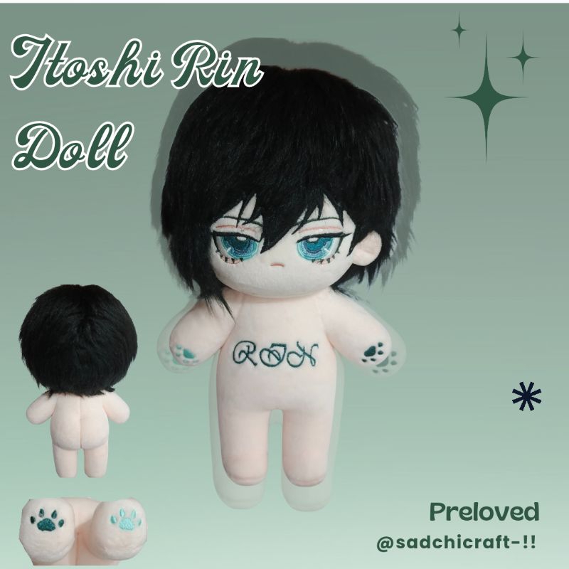 PRELOVED 'Rinyu' Itoshi Rin Doll Non Skeleton (WAJIB NEGO)
