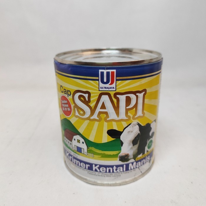 

Susu Kental Manis Krimer Cap Sapi Ultra Jaya / Condensed Milk Cap Sapi Ultra Jaya - 375 Gram