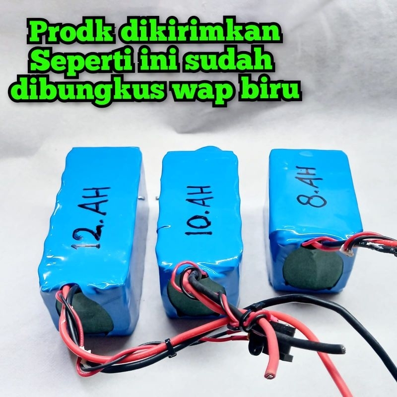 Jlelectro Baterai Pack 12V 8Ah 10Ah 12Ah Baterai Rakitan Baterai 18650 Alat Pertanian