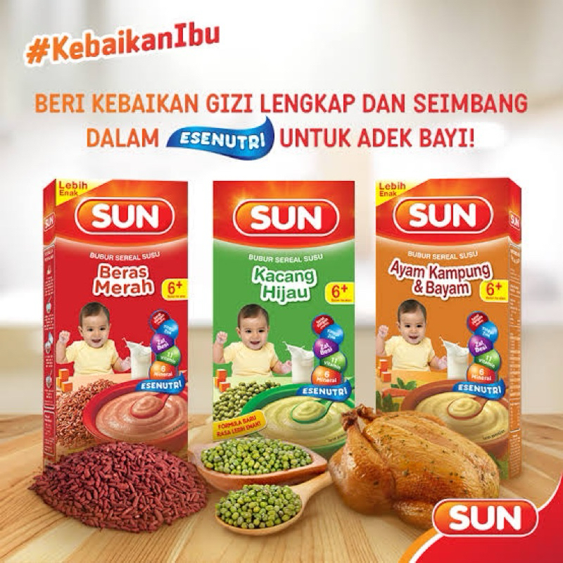 SUN Bubur & biskuit sun