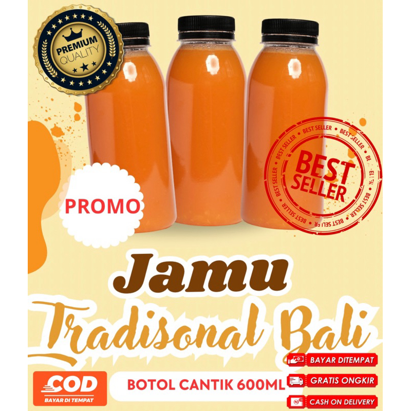 

[TERMURAH] Sari Kunyit (Balinese) 600Ml Botol Cantik