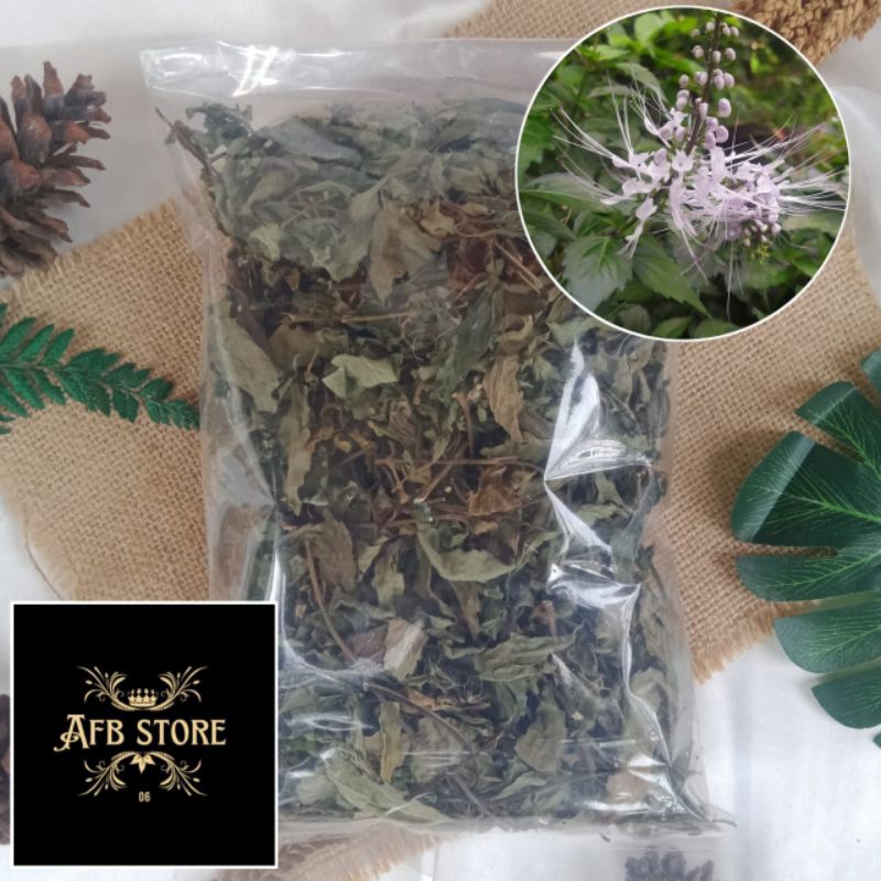 

Daun Kumis Kucing Kering Herbal Alami Isi 500 Gram
