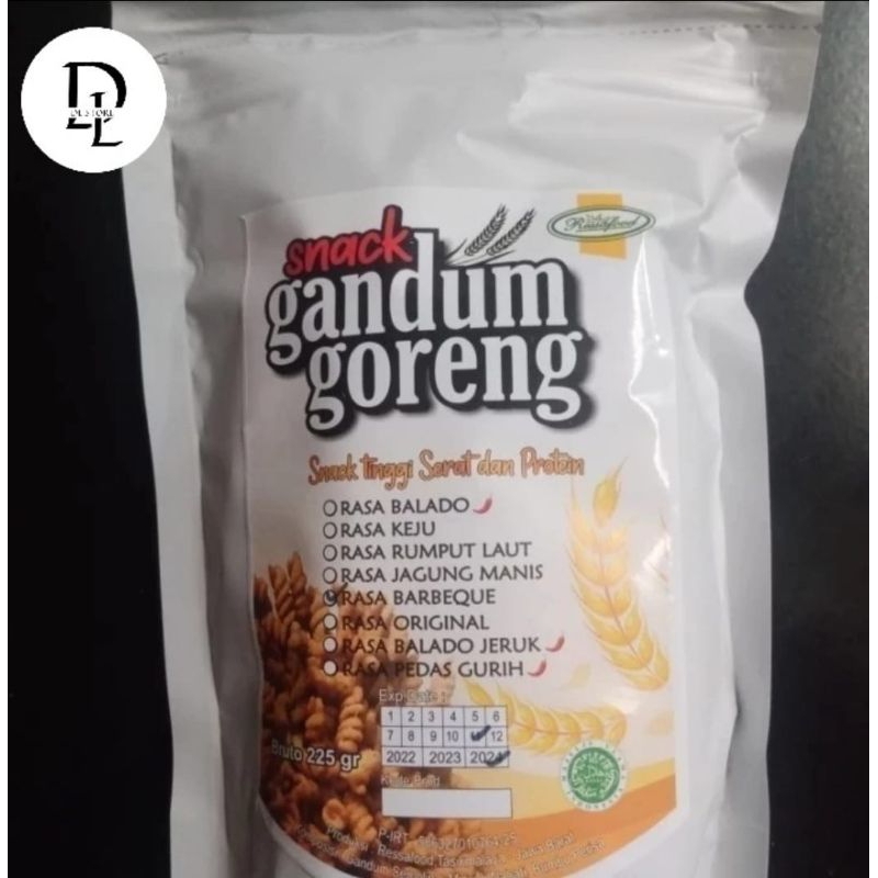 

Gandum Goreng Rasa Rumput Laut 225 gram