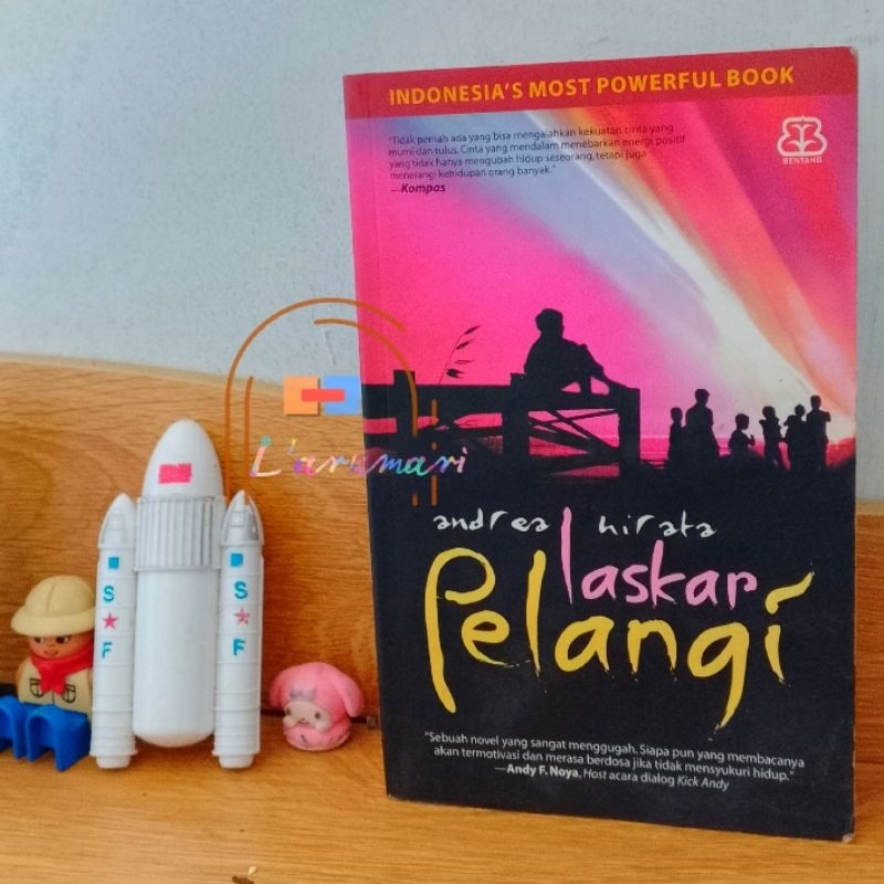 Preloved Laskar Pelangi Andrea Hirata (ada TTD asli Andrea Hirata)