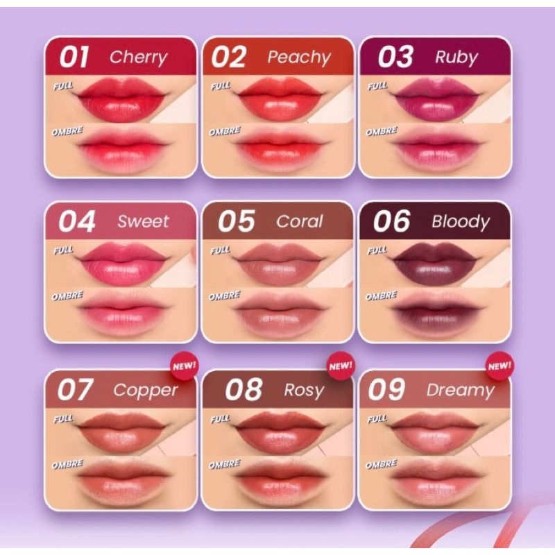 Hanasui Tindorable Lip Stain- Lip Tint Ombre