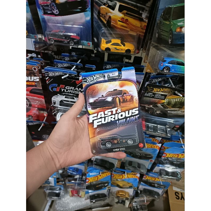 Hotwheels Fast Furious Villains Honda S2000 Black skintific edition paket