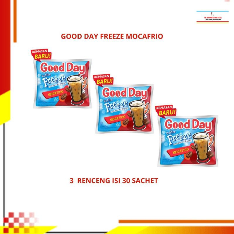 

[PAKET HEMAT ISI 3] Goodday Coffe Freeze Mocafrio 3 Renceng Isi 30 Sachet PROMO MURAH/ Coffe Goodday Freeze Mocafrio 3 Renceng Isi 30 Sachet PROMO MURAH