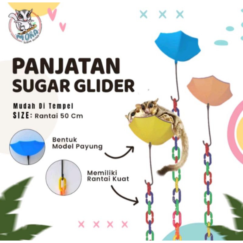 Panjatan Glide To Owner Payung Gantung / Mainan Sugar Glid3r