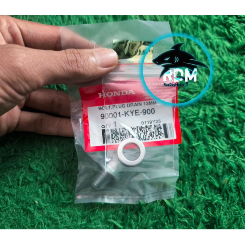 Baut ring tap oli Honda CB Verza Megapro CRF Original 90001KYE900