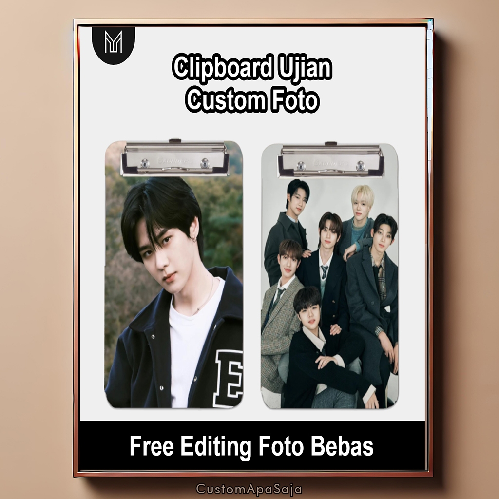 

Clipboard/Taplak Ujian Custom – Cetak Foto Bebas, Kualitas Premium, Termurah