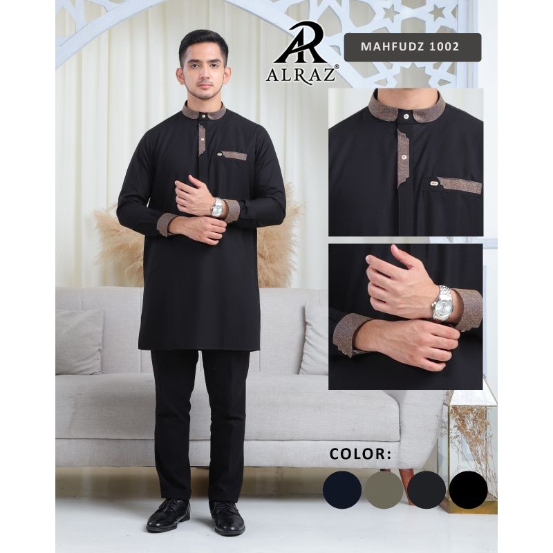 KURTA ALRAZ PREMIUM | KURTA LENGAN PANJANG HITAM