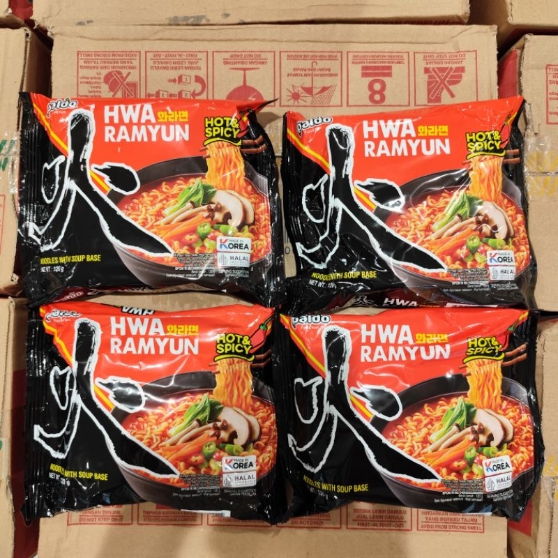 

PALDO hwa ramyun Hot Spicy mie Korea Halal