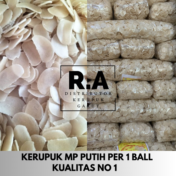 

KERUPUK MENTAH MP PUTIH 1 BALL TERMURAH KUALITAS NO 1