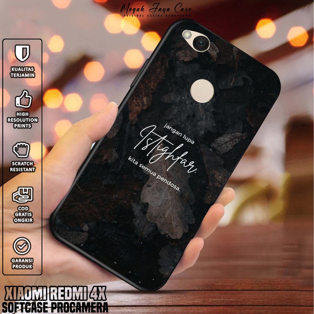 Softcase Xiaomi Redmi 4X - Case Hp Xiaomi Redmi 4X Motif QUOTES - Silikon Hp Xiaomi Redmi 4X - Casin