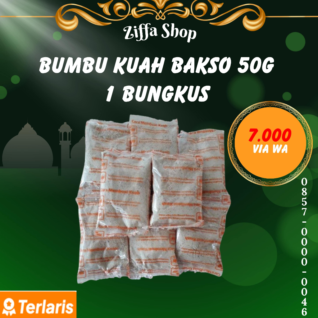 

Bumbu Bakso Sony Baso Soni Son Haji Lampung