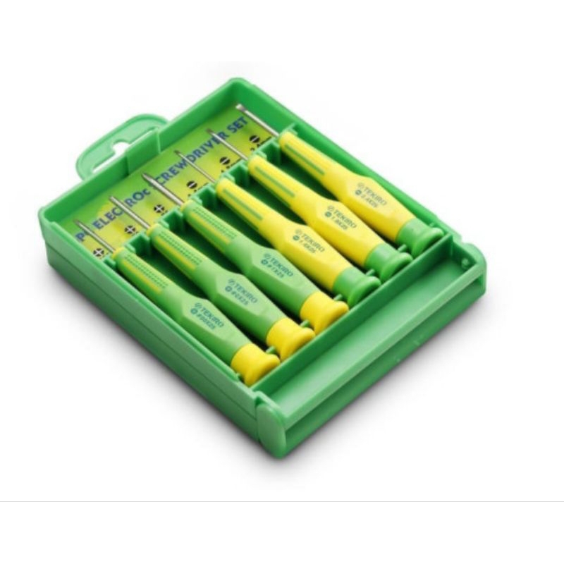 Obeng Set  Presisi 6 Pcs TEKIRO (S-PC06S)