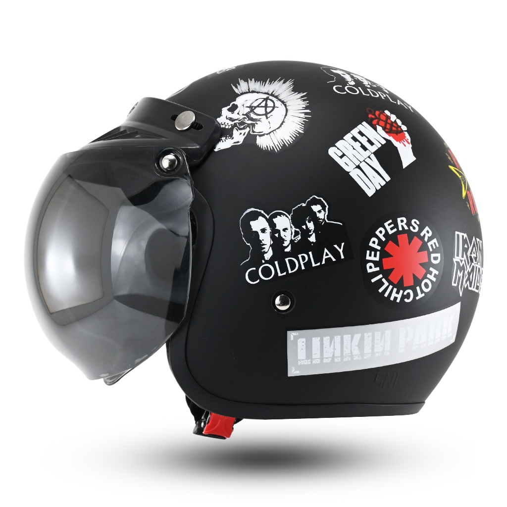 Helm Bogo Helm Retro PRIA WANITA Helm Kekinian Helm Murah Retro SNI