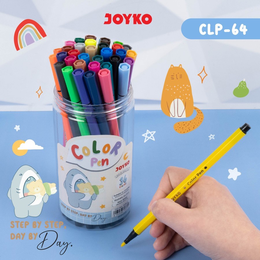 

Joyko Color Pen 36 Warna / CLP-064-36 Pena Warna