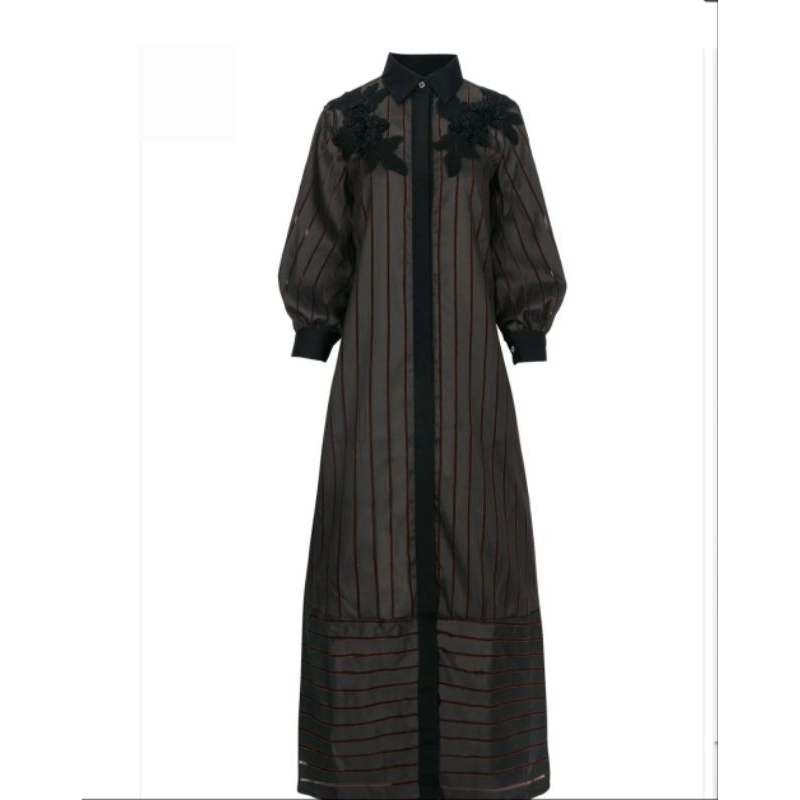 Ruth Embroidery Dress - Brown Regular price By Benang Jarum