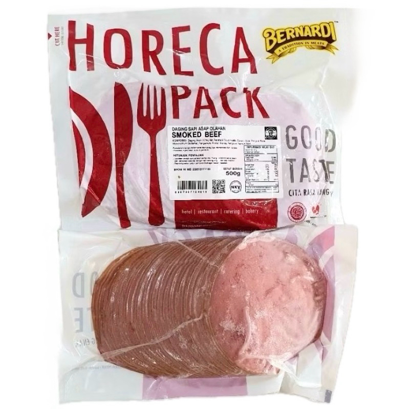 

BERNARDI HORECA PACK SMOKED BEEF 500GR
