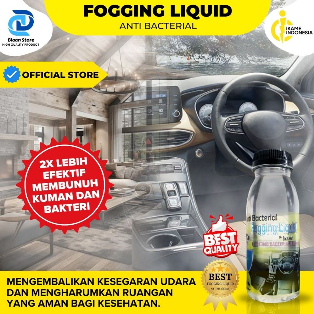 Cairan pembersih bakteri / Liquid fogging / Cairan Fogging Anti Bakteri & Virus / Liquid fogging ant