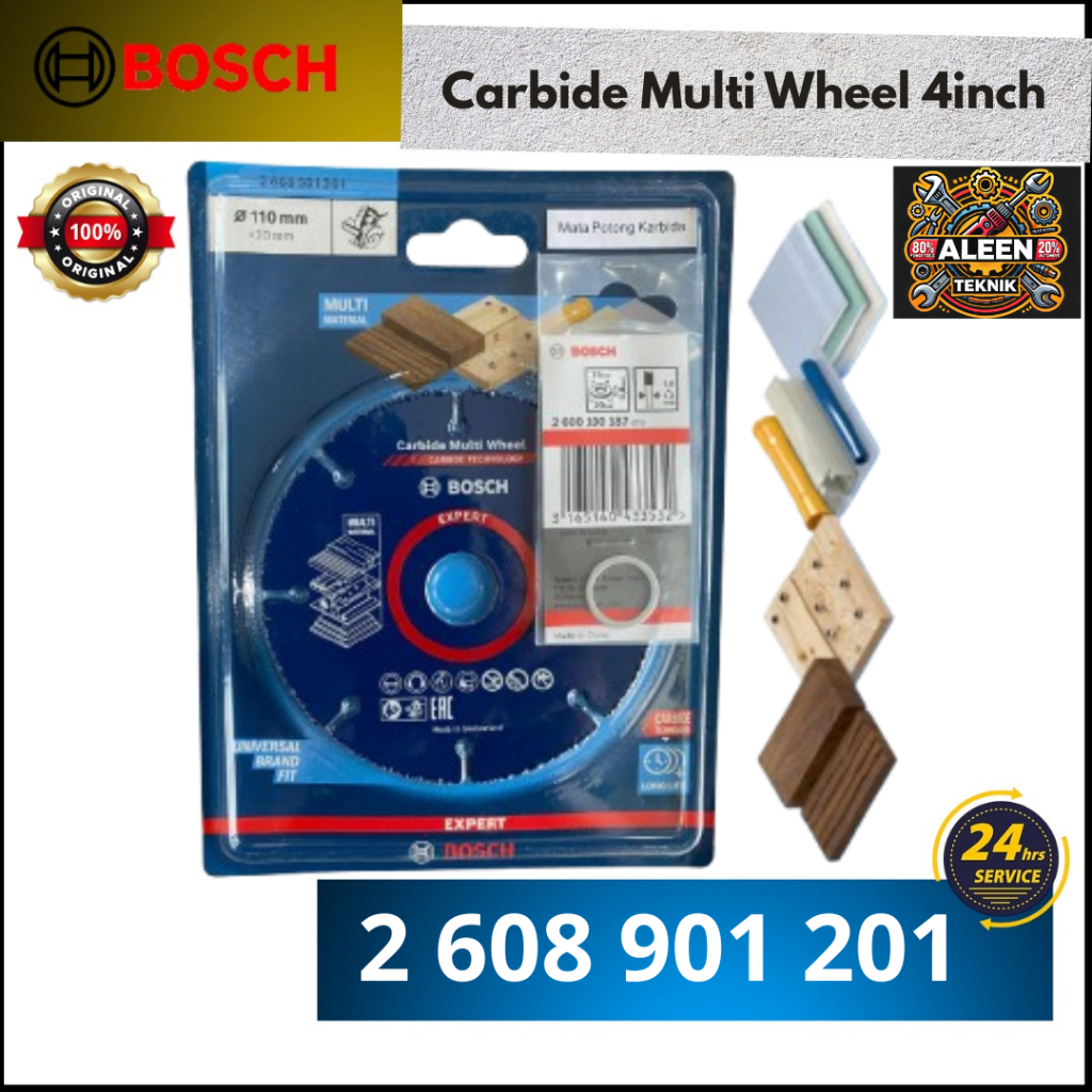 Batu Potong 4Inch Bosch 201 Gerinda Carbide Multi Wheel Multipurpose 2608901201