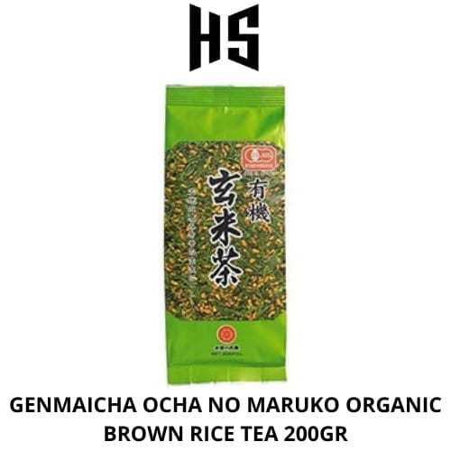 

Genmaicha Ochanomaruko teh Japanese Organic brown rice tea original Japan