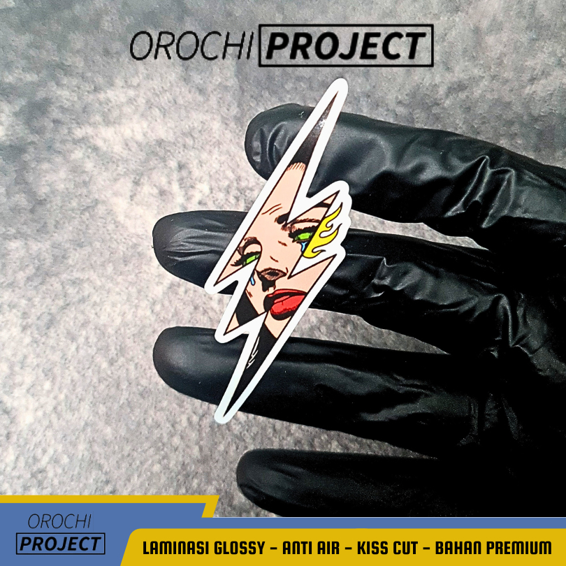 

Sticker Stiker Women Cry Vinyl Glossy Anti Air HP Laptop Tumbler Motor Helm