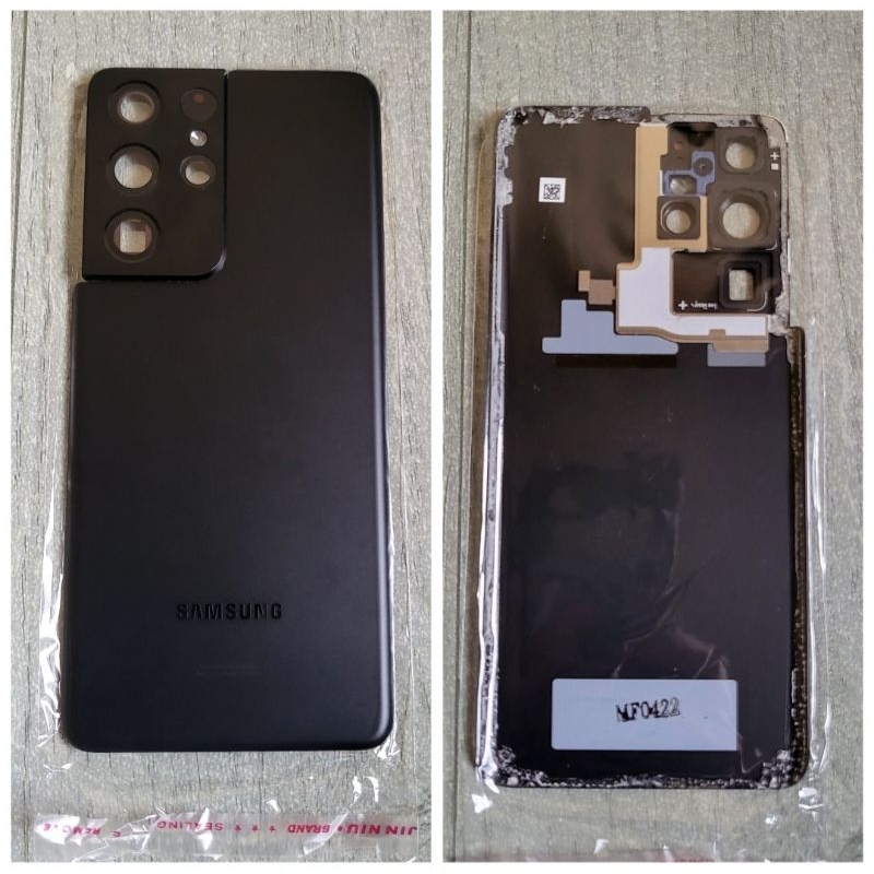 Backdoor Samsung S21 Ultra Phantom Black ori copotan ex inter