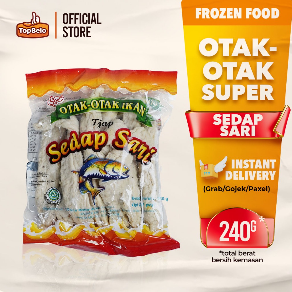 

Otak-Otak Super Sedap Sari 240g Isi 10pcs